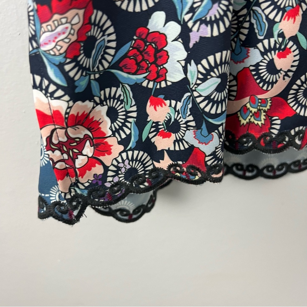 John Mark Multicolor Patchwork Blouse - image 5